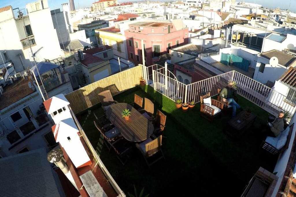 Atico Con Piscina Junto Catedral De Sevilla Dış mekan fotoğraf